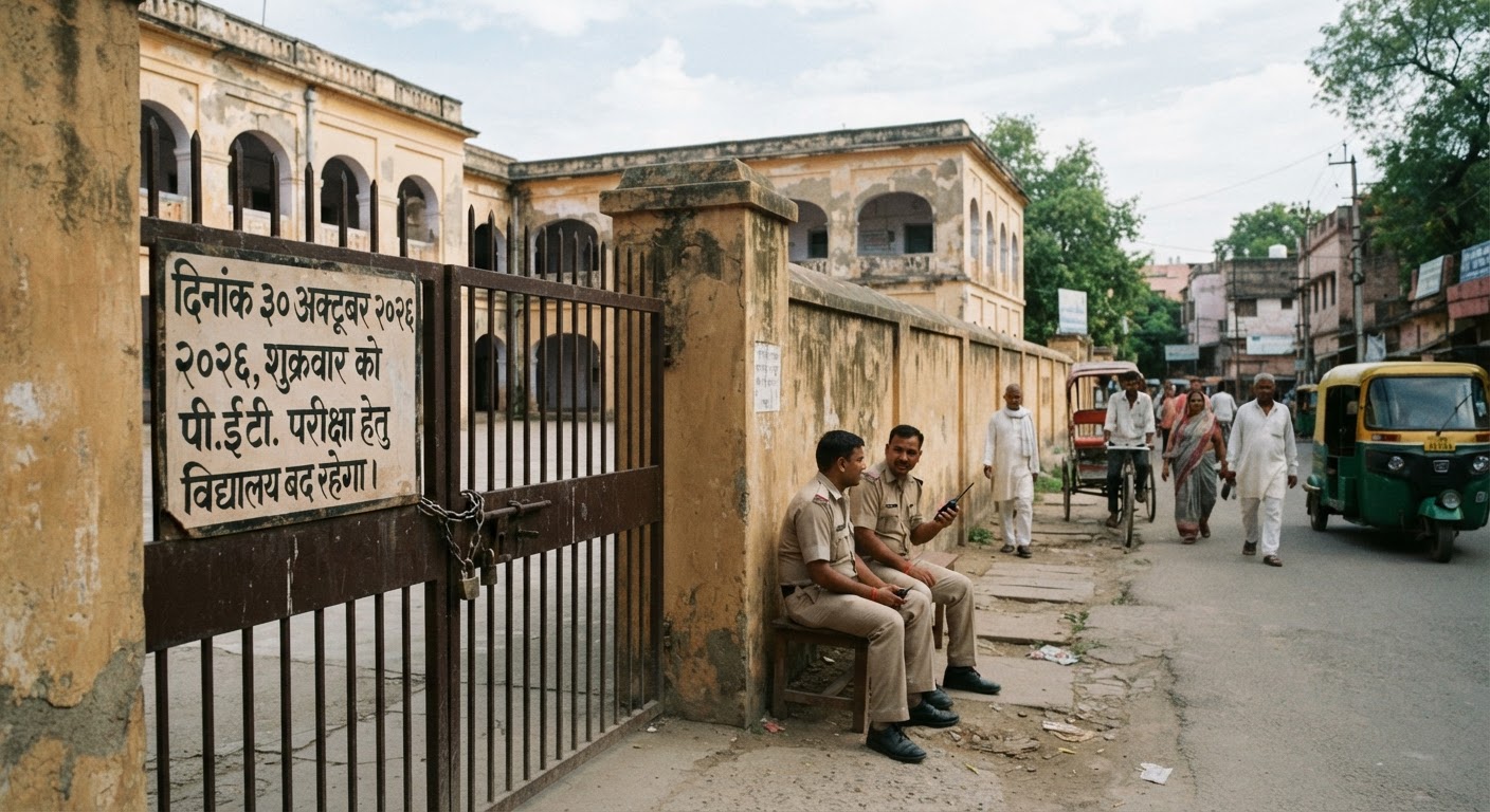PET-2026 परीक्षा: लखनऊ के सभी स्कूल 30 अक्टूबर को रहेंगे बंद, प्रशासन ने जारी किया आदेश