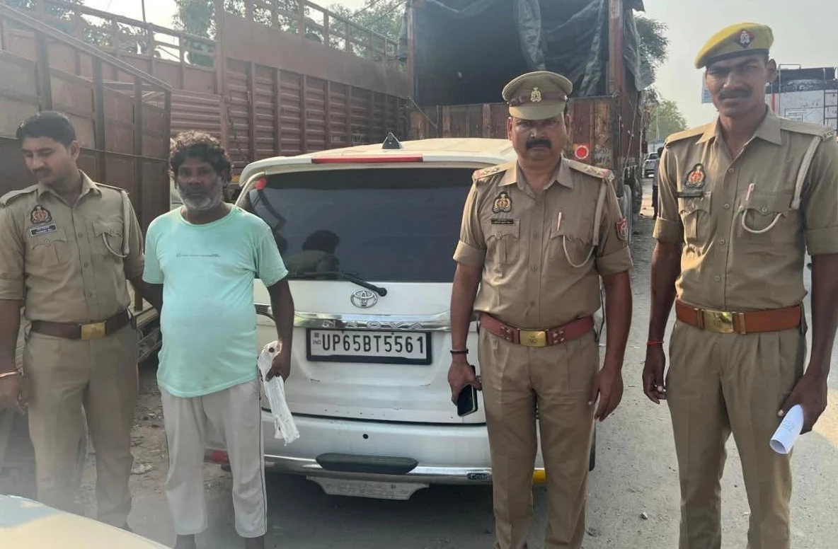 चंदौली: इनोवा कार से 650 किलो गोमांस बरामद, पुलिस मुठभेड़ के बाद एक गिरफ्तार