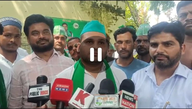 बाराबंकी: नगर पंचायत में भ्रष्टाचार के खिलाफ भारतीय किसान यूनियन का जोरदार प्रदर्शन