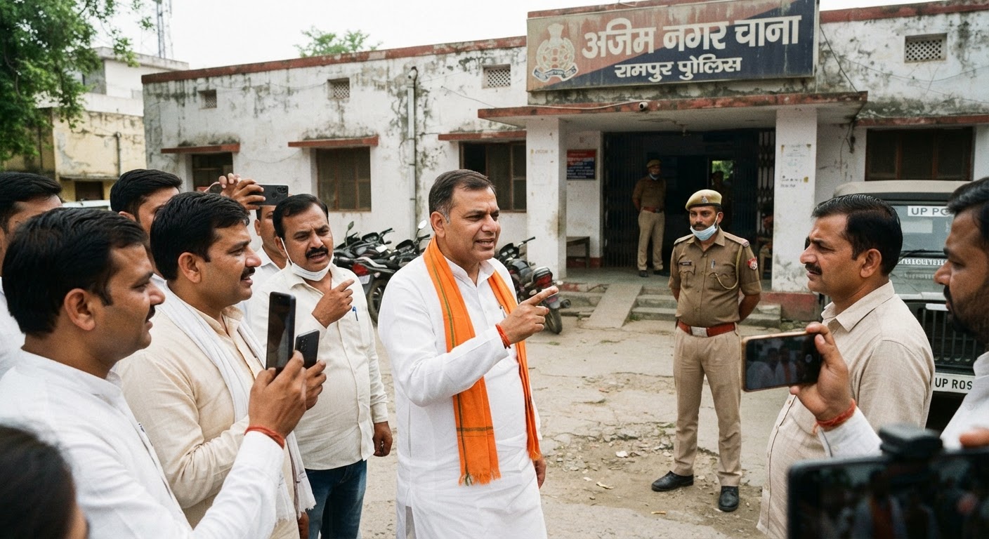 आजम खान पर भ्रष्टाचार की FIR: रामपुर विधायक आकाश सक्सेना बोले- यह जनता की जीत है