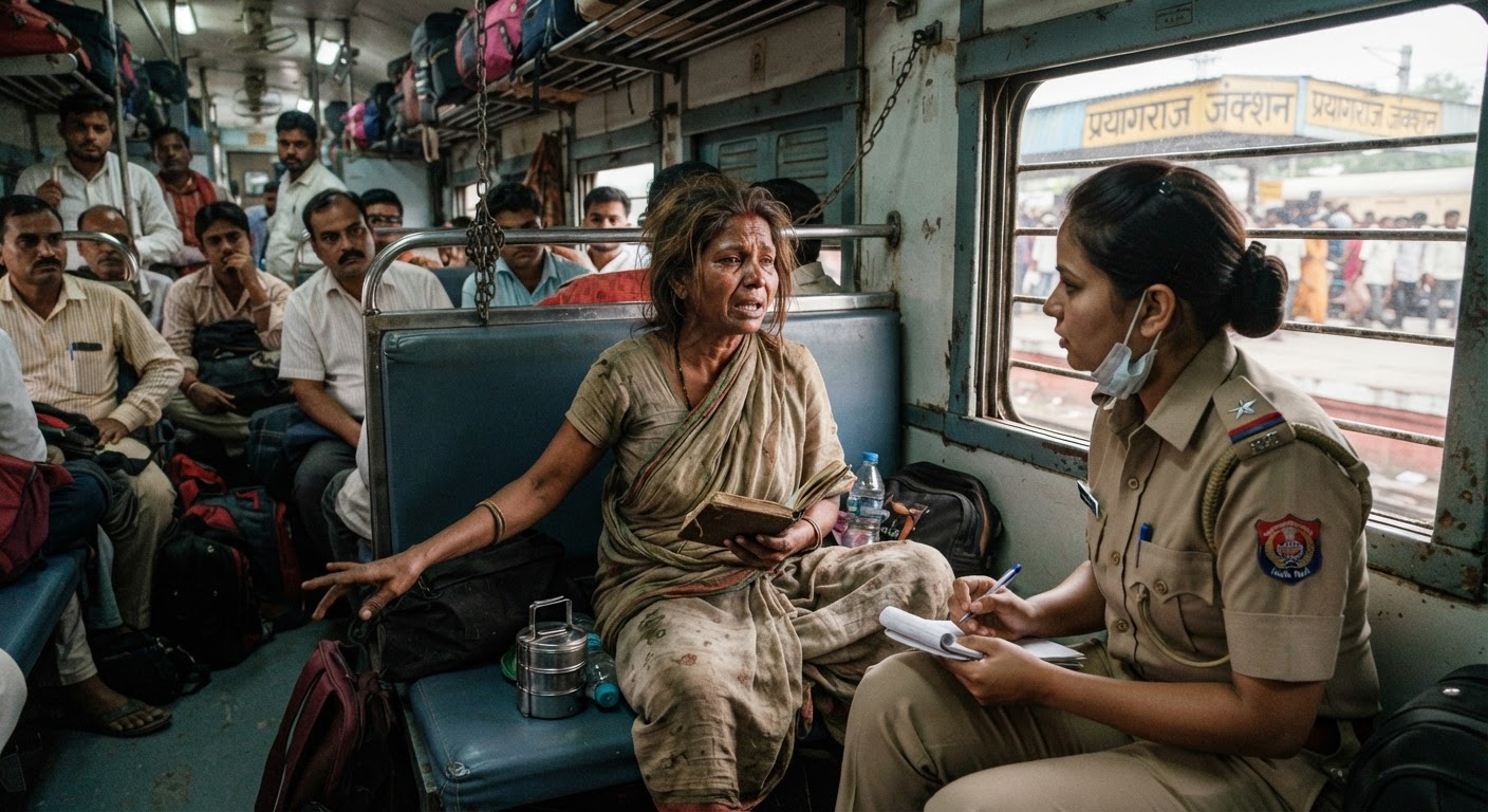 मगध एक्सप्रेस में महिला से लूट: गहने और कैश ले उड़ा चोर, पुलिस पर लापरवाही का आरोप