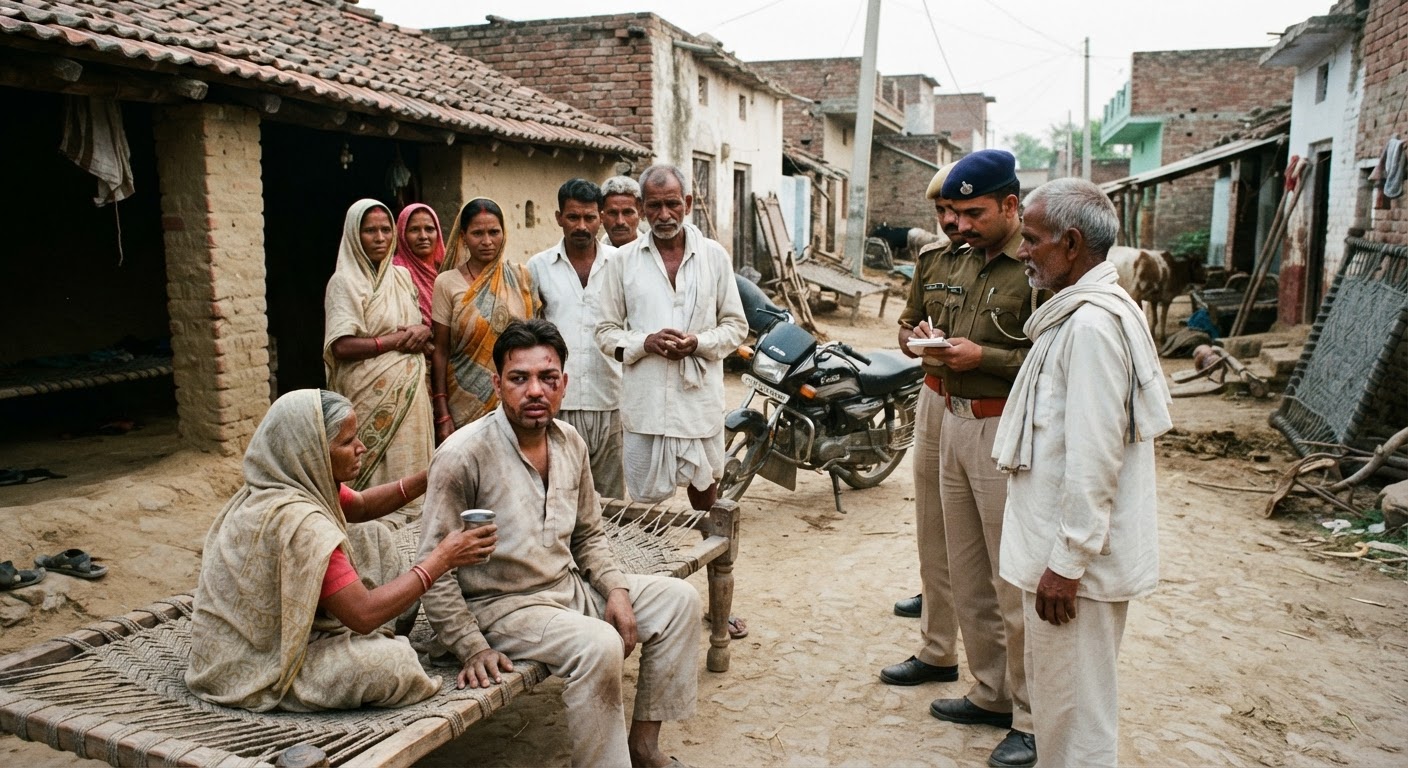 फर्रुखाबाद: पत्नी को वापस लाने गया शख्स लहूलुहान, ससुराल वालों ने जमकर पीटा