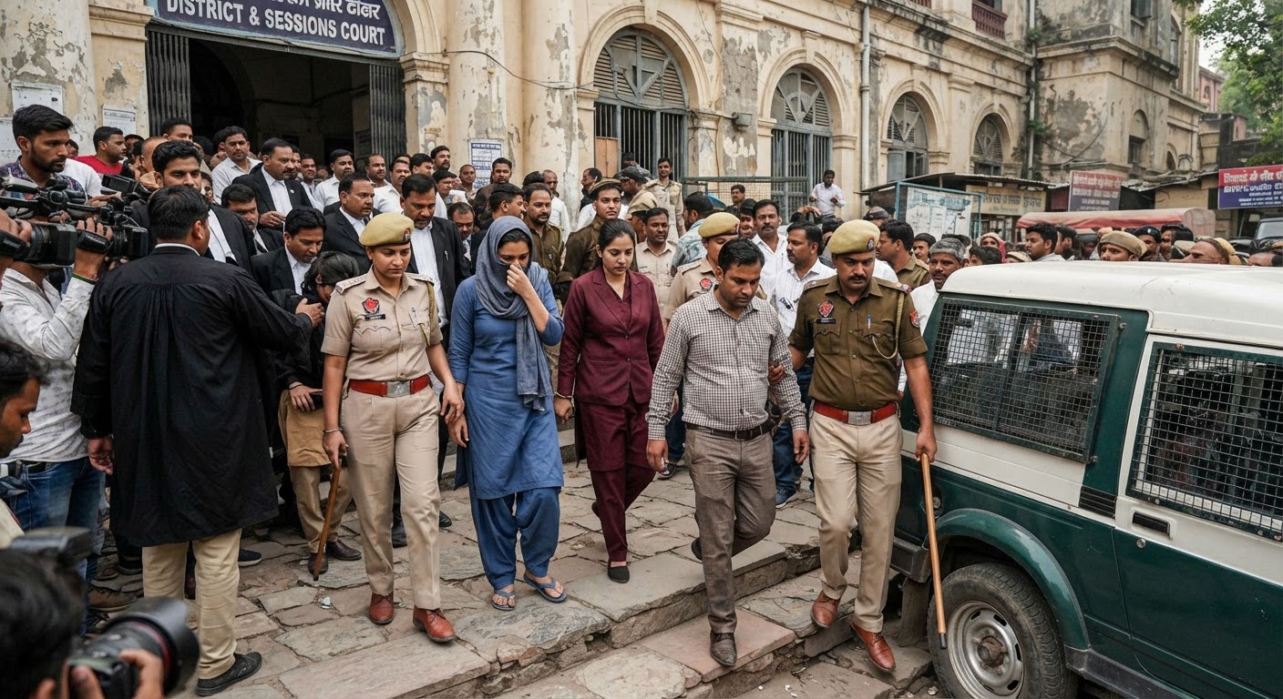 बिजनेसमैन मौत मामला: मॉडल श्रद्धा दुबे, बहन और ड्राइवर 10 दिन की न्यायिक हिरासत में