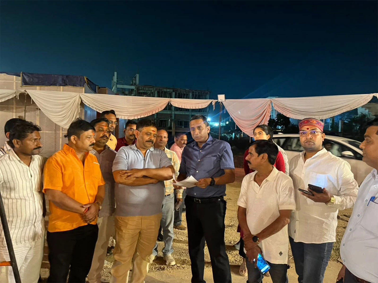 वाराणसी में सीएम योगी की जनसभा की तैयारी तेज, मंत्री रविंद्र जायसवाल ने लिया जायजा