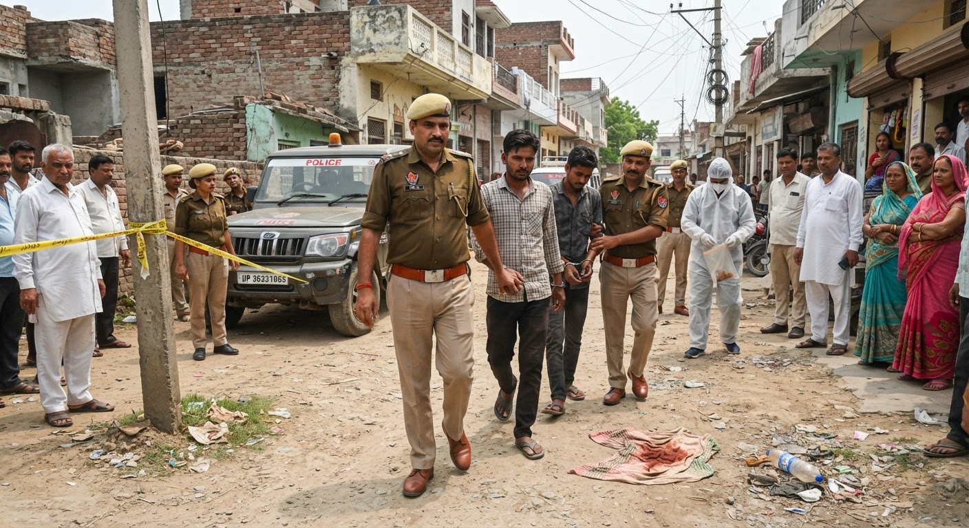 बुलंदशहर: शराब के नशे में खूनी संघर्ष, सुनील की हत्या करने वाले दो आरोपी गिरफ्तार