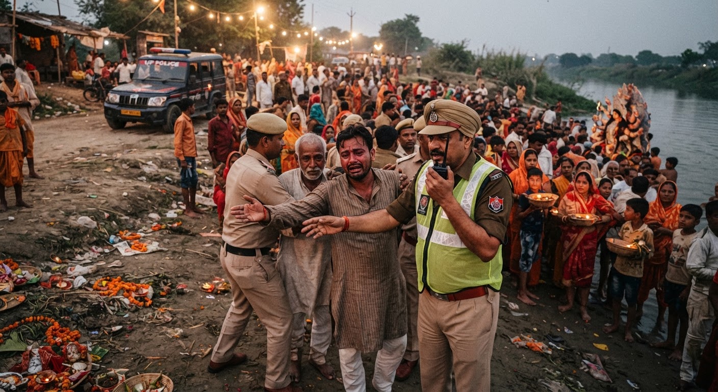 बाराबंकी: दुर्गा विसर्जन के दौरान भक्तों से मारपीट, सब-इंस्पेक्टर पुलिस लाइन भेजे गए