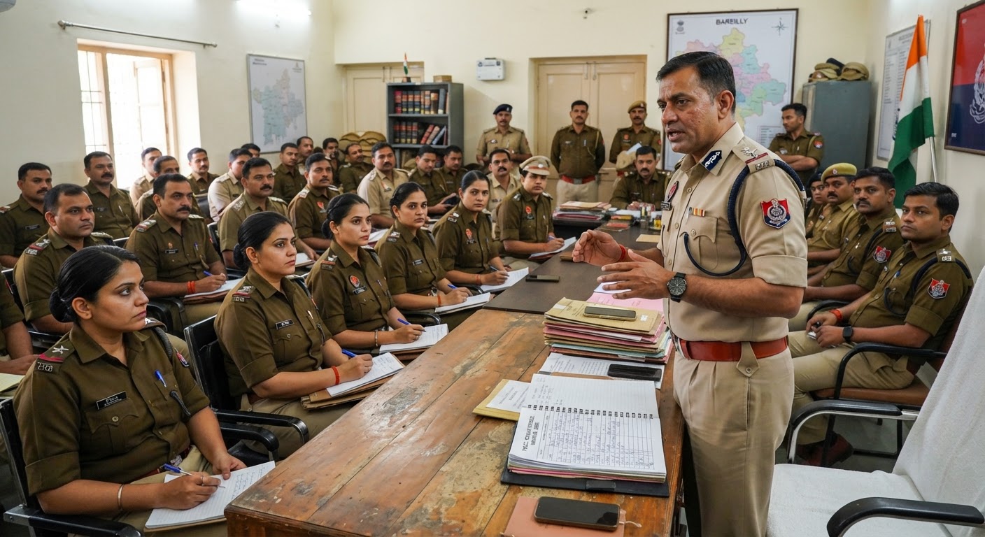 बरेली SSP का कड़ा एक्शन: जनसुनवाई में लापरवाही बरतने वाले SHO सस्पेंड, शिकायतकर्ताओं के सामने लगाई फटकार