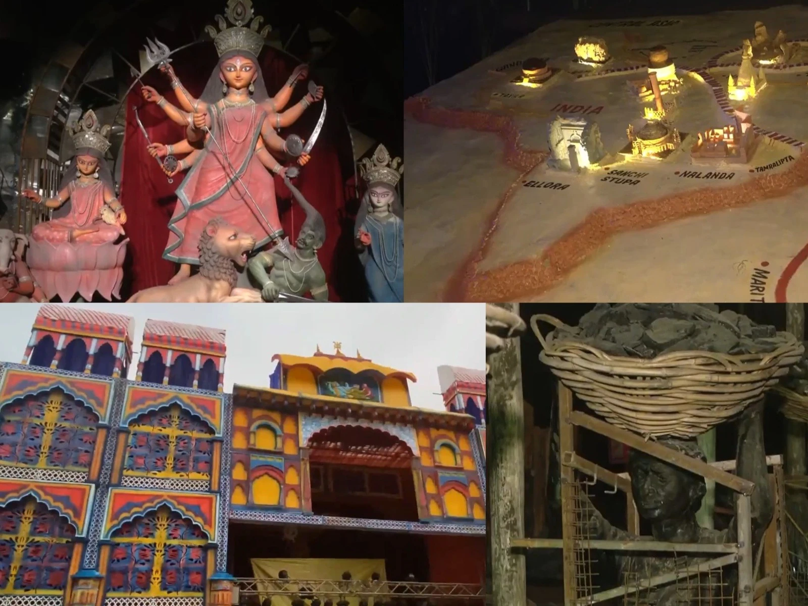 वाराणसी में जीवंत हुआ कंबोडिया का अंगकोर वाट, दुर्गा पूजा पंडालों में दिख रहे ग्लोबल रंग