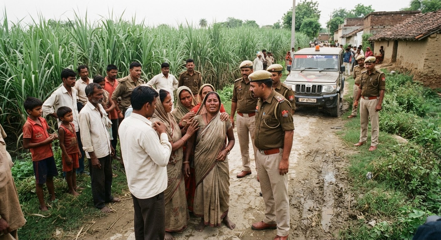 लखीमपुर खीरी: घर के आंगन से बच्ची को उठा ले गया तेंदुआ, खेत में मिला शव