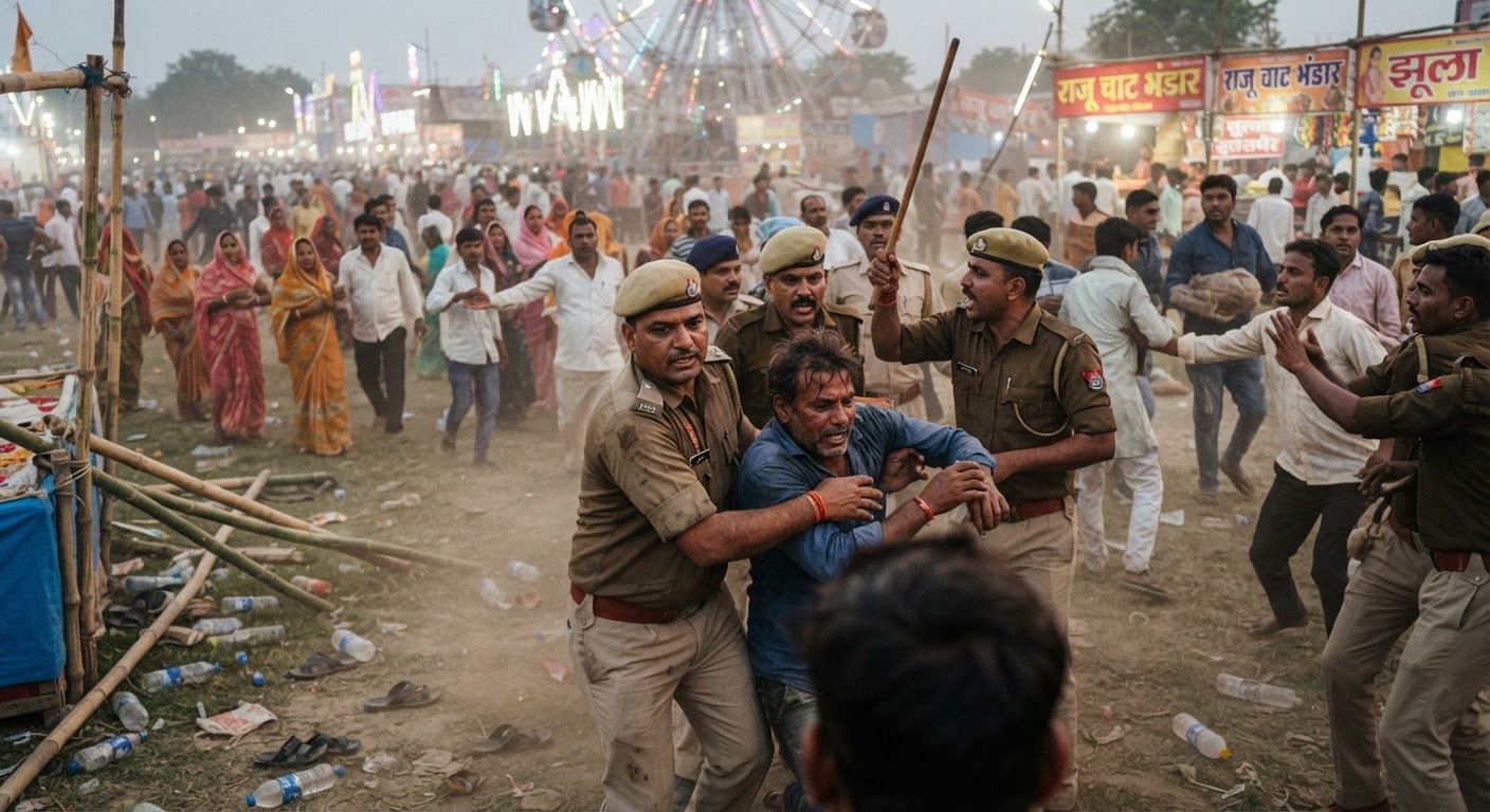 लखीमपुर खीरी: मेले में गानों के चुनाव पर भिड़े दो गुट, जमकर चले लात-घूंसे