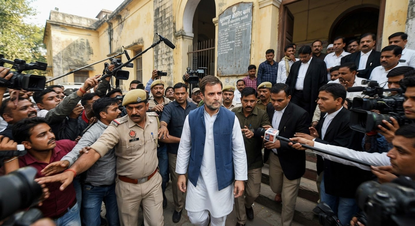 राहुल गांधी सुल्तानपुर कोर्ट में आज पेश, मानहानि मामले में आएगा फैसला