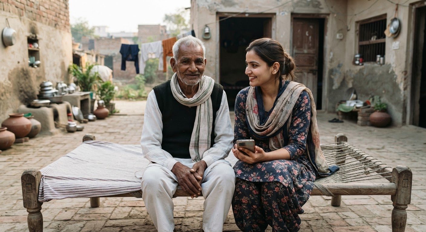 औरैया: 75 साल के बुजुर्ग की 30 साल की इंस्टाग्राम ब्लॉगर से शादी, सोशल मीडिया पर चर्चा तेज