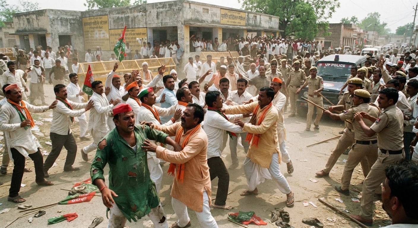 फतेहपुर: MLC चुनाव के दौरान सपा और भाजपा समर्थकों में जमकर भिड़ंत, वीडियो वायरल