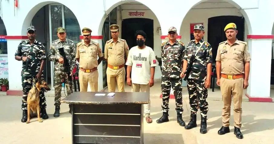 बहराइच: भारत-नेपाल बॉर्डर पर पुलिस और SSB की बड़ी कार्रवाई, 10 लाख की स्मैक के साथ युवक गिरफ्तार