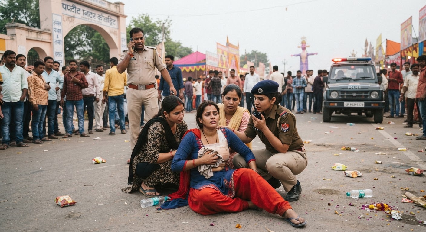 हैदरगढ़ दशहरा मेला: फल खरीदने को लेकर विवाद, महिला पर चाकू से हमला