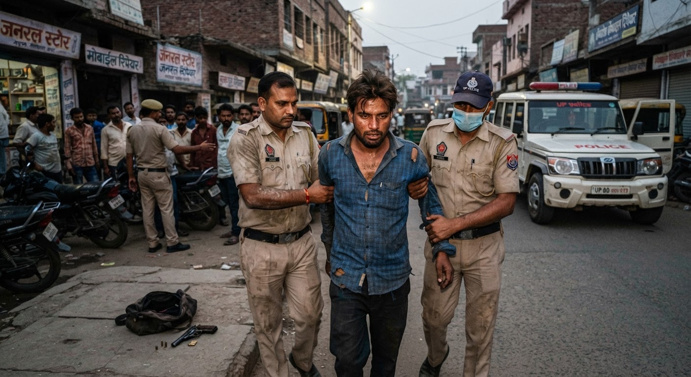 महंगे जूतों का शौक पड़ा भारी, आगरा में अवैध हथियार तस्करी करते मनीष गिरफ्तार