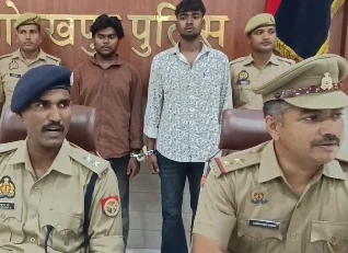 गोरखपुर: अवैध हथियारों के साथ दो गिरफ्तार, लॉरेंस बिश्नोई गैंग से कनेक्शन की जांच