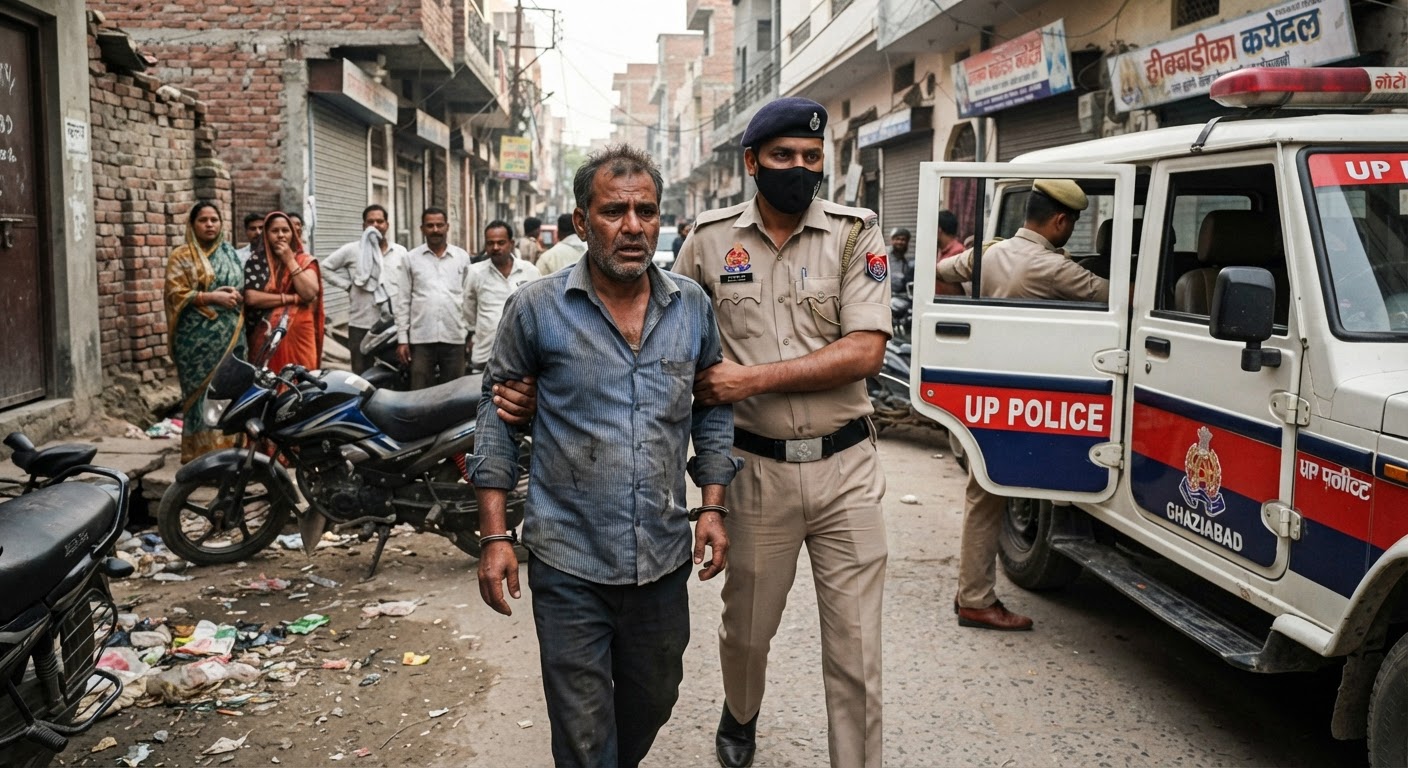 गाजियाबाद: बेटी के साथ दुष्कर्म का आरोपी पिता गिरफ्तार, पॉक्सो एक्ट के तहत मामला दर्ज
