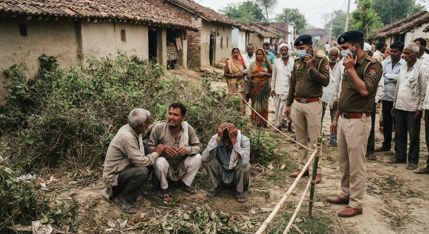 लखीमपुर खीरी: घर के पीछे झाड़ियों में मिला 5 साल के मासूम का शव, जंगली जानवर के हमले की आशंका
