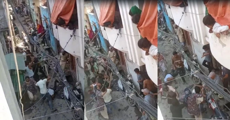मेरठ: अहमद नगर में बाइक की मामूली टक्कर बनी बवाल की वजह, जमकर चले पत्थर और लाठियां