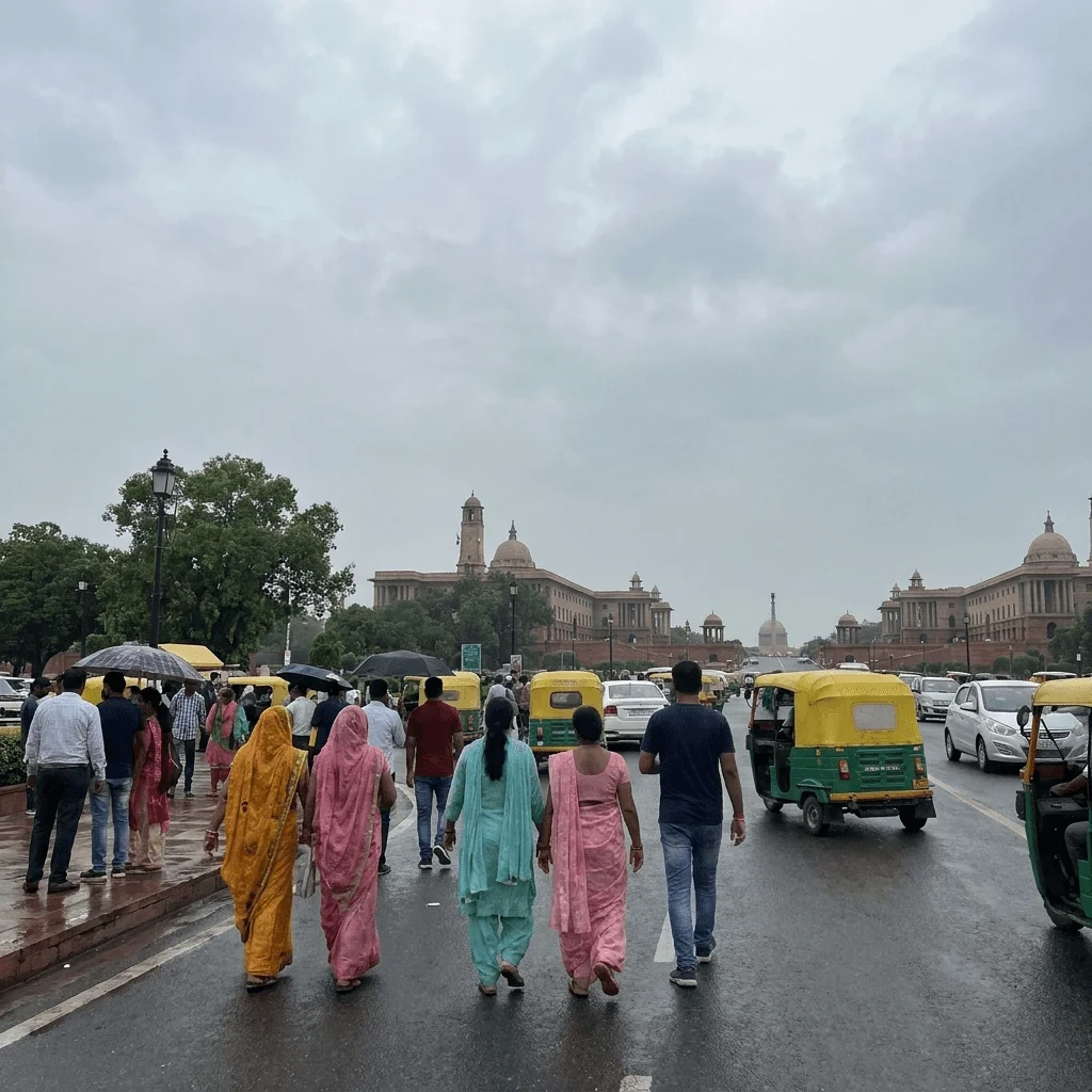 Delhi में गर्मी से राहत, IMD ने जताया बारिश और बिजली कड़कने का अनुमान; प्रदूषण बढ़ने पर GRAP-1 लागू