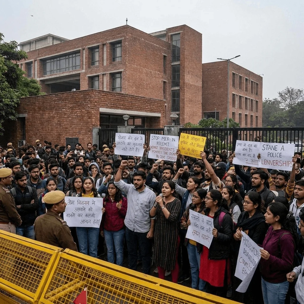 NIT कुरुक्षेत्र में बिहार की छात्रा ने की आत्महत्या, 2 महीने में चौथी मौत के बाद छात्रों का भारी हंगामा