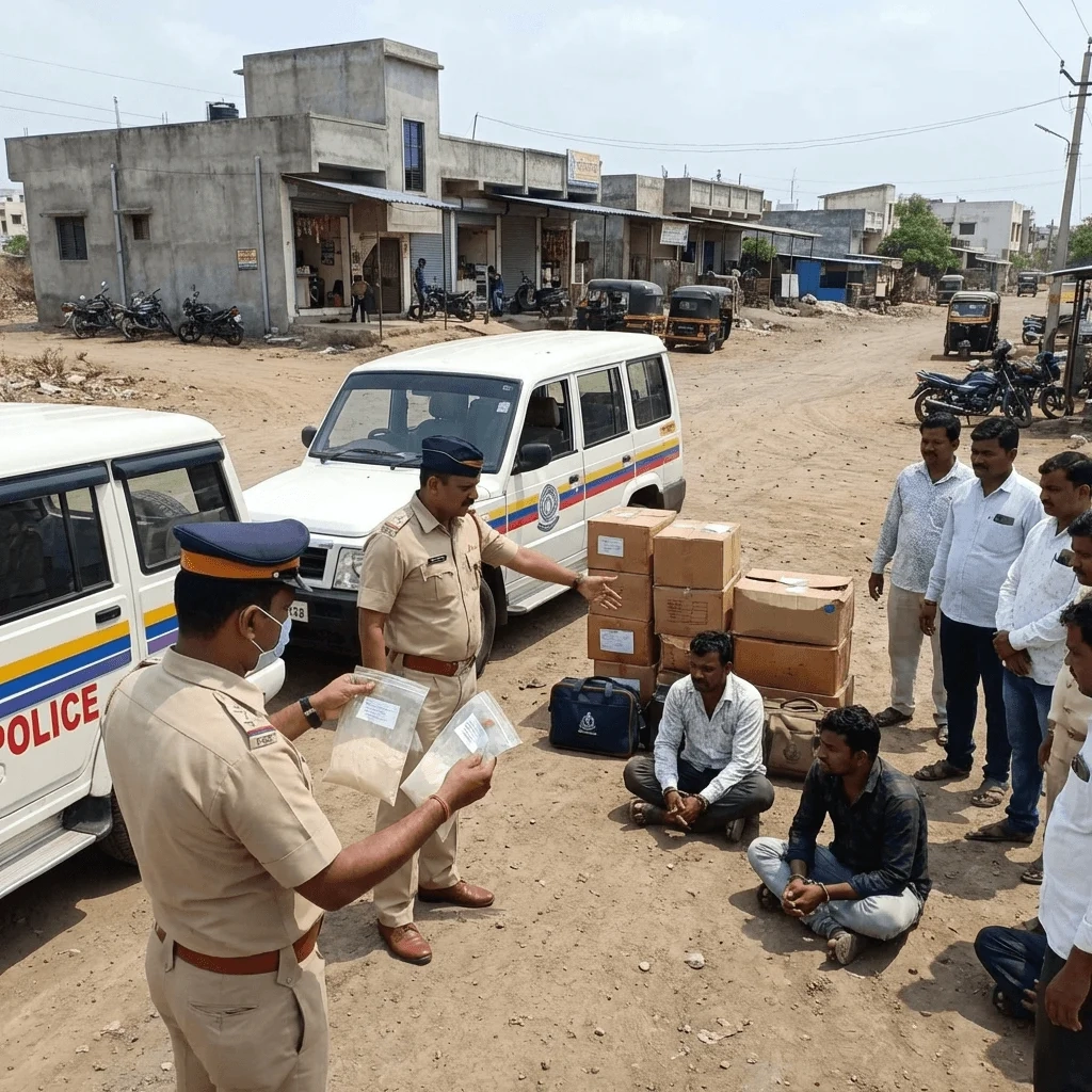 Maharashtra के Uran में ड्रग्स के खिलाफ बड़ी कार्रवाई, 2.5 लाख की हेरोइन जब्त और 3 गिरफ्तार